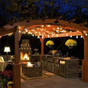 Yesee - 33ft Battery Operated Warm White Globe String Lights, 80 LED Bulbs, Indoor/Outdoor Decor