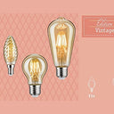 Paulmann Led Filament Bulb Gold E27 6.5W - Energy Efficient Warm Light