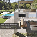 CcBuy - Modern Wall Sconce, 1/2 Pack, Warm Light, Solid Aluminum, Indoor/Outdoor