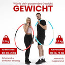 Kiana Sports - Adult Hula Hoop with Bag & Exercise Plan, 1.2 kg, Sturdy Design