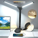 Fimilo Dimmable LED Desk Lamp - Dual Swing Arm & USB Charging