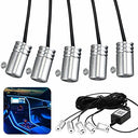 Panthem - 5-in-1 Car LED Interior Strip Light, 16M Colors, Bluetooth Control
