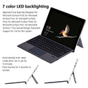 Sanpyl - Foldable Bluetooth Keyboard with 7 Color Backlighting, USB C Rechargeable, Touchpad