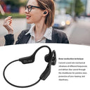 Plyisty - Bone Conduction Headphones, Bluetooth, IP56 Waterproof, Built-in Mic