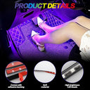 Ranjima - 4-Piece LED Interior Lighting Kit, App Control, 12V Waterproof