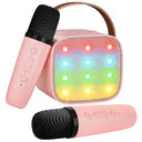 Get the Verkb Kids Karaoke Machine with 2 wireless microphones and Bluetooth speaker. Perfect birthday gift for girls aged 5-10! Enjoy singing and fun! Keywords: kids karaoke machine, birthday gift, wireless microphones