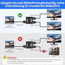 Fokky HDMI Splitter 1 in 2 Out with Aluminium Design for 4K Resolution