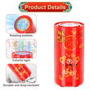 Boxob - 2pcs Fireworks Bubble Machine with Lights, Automatic Bubble Blower for Parties