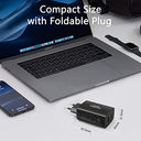 Ksw Kingdo - 61W Dual USB C Charger, Quick Charge for iPhone & Samsung