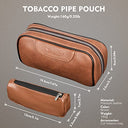 Scotte - Premium Leather Tobacco Pipe Pouch for 2 Pipes, Durable & Stylish