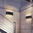 CcBuy - Modern Wall Sconce, 1/2 Pack, Warm Light, Solid Aluminum, Indoor/Outdoor