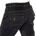 Armor - Men’s Motorcycle Riding Jeans with Knee & Hip Protectors, Stretch Denim
