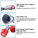 Munloo - CEE Power Extension Cable with 32A Plug, 16A Terminals, Durable Design