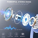 Ordtop - Wireless Bluetooth 5.3 In-Ear Headphones with Superior Sound Quality
