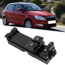 Power Window - Electric Car Window Switch, Black ABS, Fits Fabia & Octavia Models