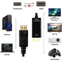 Vmojo - 1.8m DisplayPort to HDMI Cable, Ultra HD 4K, Audio Support