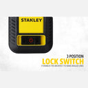 Stanley - Self-Leveling Cross Line Red Beam Laser with Automatic Out of Level Indication