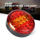 Aivyna - Bright LED Rear Tail Light for Trucks, 12V/24V, Energy Efficient