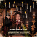 Ftjkgh - Pack of 12 Floating LED Candles with Remote, Battery Operated, Flickering Effect