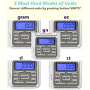 Wowohe - Portable Pocket Scale 500g Capacity, High Precision LCD Display