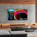 Cecotec LED TV 75 Inch Smart TV A3 Series With 4K UHD Resolution