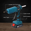 Mellif - Cordless Glue Gun for Bosch 18V Battery, Fast Preheating, 20 Pcs Sticks