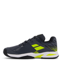 Babolat Propulse Ac Jr junior tennis shoes in grey and aero colors