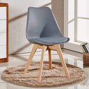 Life Interiors Lorenzo Retro Modern Dining Chairs Set of 2
