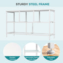 OLIXIS 5-Drawer Bedroom Dresser with Fabric Bins