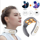 Fyearfly - Neck TENS Machine with Heat, 4 Heads, 6 Modes, 9 Gears