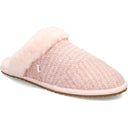 Toms Women’s Valerie Slipper – Rib-knit Mule House Slipper With Memory Foam Insole, Faux-fur Lining, Rubber Outsole for Indoor & Outdoor Comfort