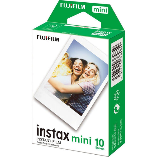 Fujifilm - Instax Mini Film Single Pack, 10 Sheets, White Border