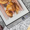 Cecotec - Horizontal Turbo Flat Toaster with 900W Power, 6 Toast Levels, Stainless Steel Finish
