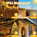Auriostar - 30m Outdoor Fairy Lights, 8 Modes, 300 LEDs for Indoor/Outdoor Use