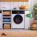 Cecotec - 8 kg Front Load Washing Machine, Inverter Motor, 16 Programs, SteamMax