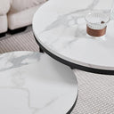 GrandCA HOME Round Nesting Coffee Tables | Imitation Marble