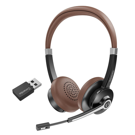Vendor Name - Bluetooth Headset V5.0, Wireless Noise Cancelling Microphone & 25Hrs Playtime