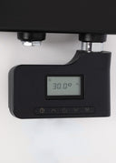 CREATE Electric Wall Towel Rack with Hooks, Black