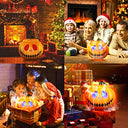 Gaoxun - Halloween Mist Maker with Pumpkin, 12 LED Lights, Fog Machine, Water Fountain