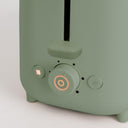 CREATE Sage Green Toaster with 6 Power Levels