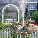 Jsdoin - Solar Water Pump with 1.4W Power, 6 Nozzles, 4 Fixed Holders