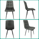JIJIAN Set of 4 Dining Room Chairs with Technological Fabric