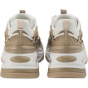 Buffalo Triplet Hollow Trainers Women Beige Low Top Trainers Shoes