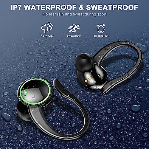 Kuizil - Wireless Earbuds with 4 ENC Noise Canceling Mic, 50H Playtime, LED Display