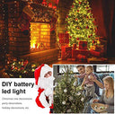 Vivibel - Pack of 4 Waterproof 60 LED Fairy Lights, Warm White, Battery Operated