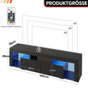 WLIVE Modern LED TV Cabinet with Storage for TVs up to 70 Inches