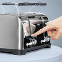 Cecotec Toastin' time 1700 Double Stainless Steel Vertical Toaster With Automatic Eject