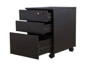 Happy Home 3 Drawer Lockable Wooden Document Cabinet