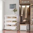 TEENO 8-Level Shoe Cabinet for 32 Pairs with Door