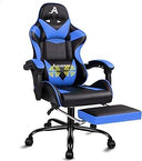 ALFORDSON Ergonomic Gaming Chair with Footrest - Blue